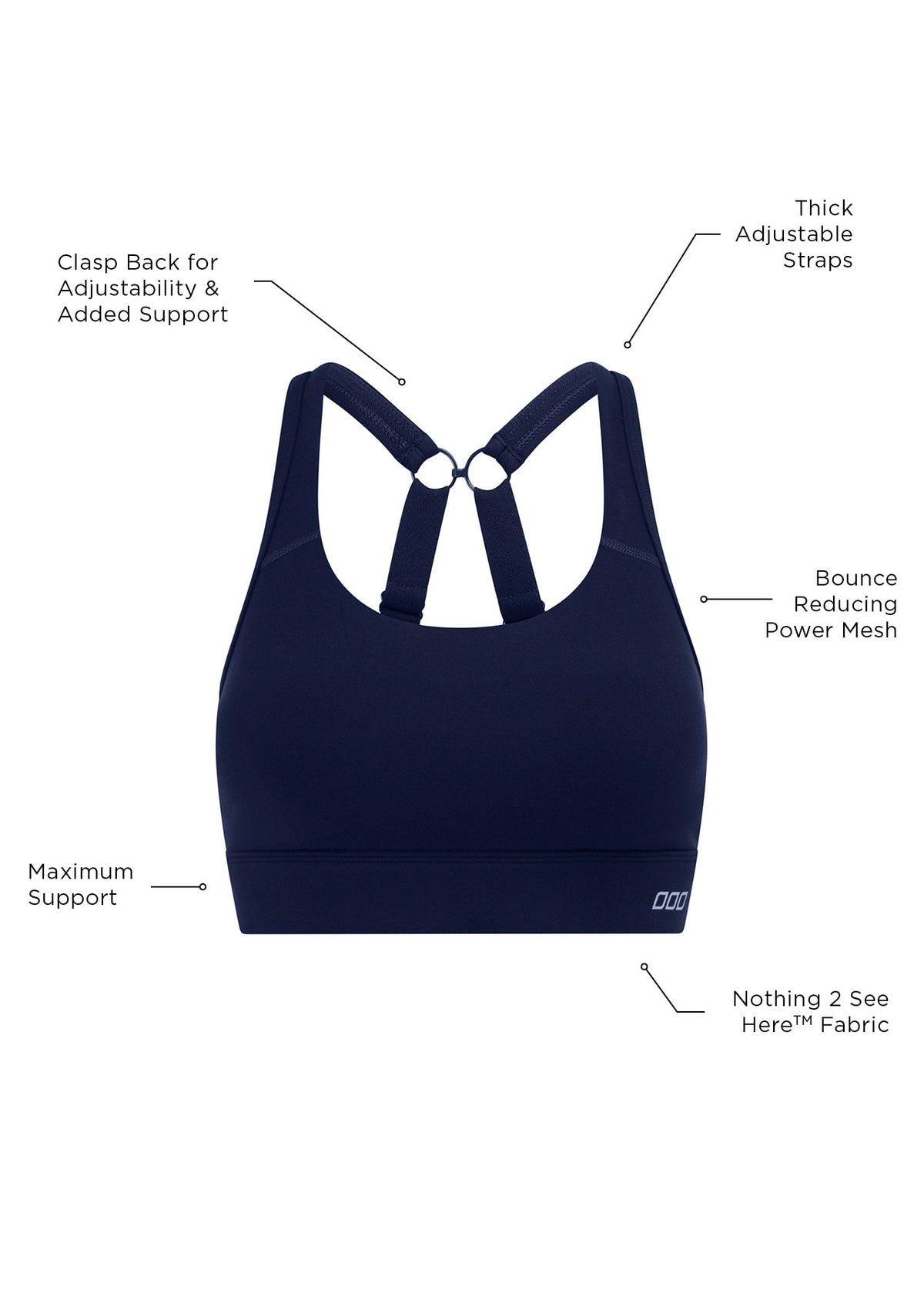 Amy Maximum Support Sports Bra