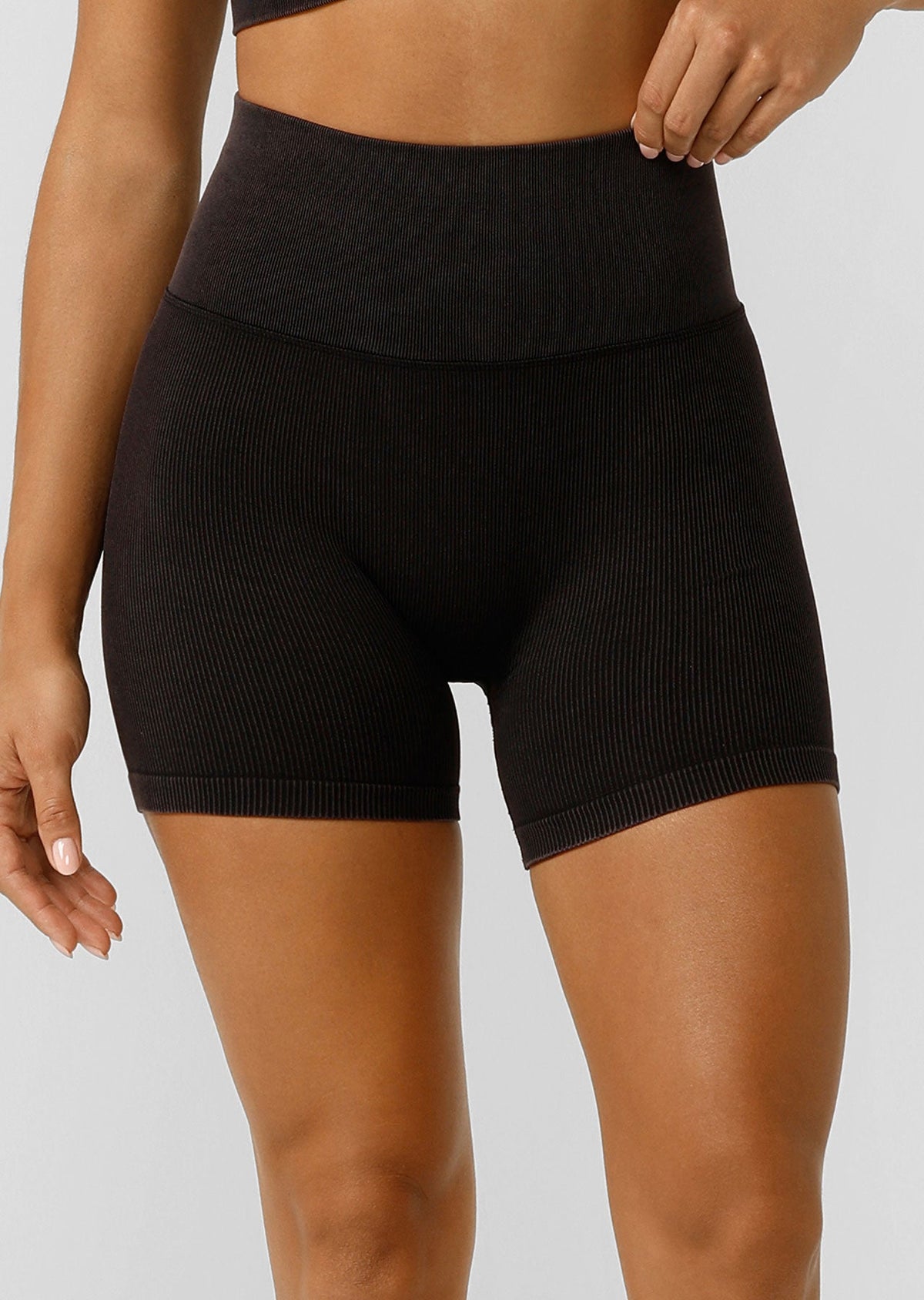 It Girl Wide Ribbed Seamless 12cm Bike Shorts