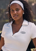 Courtside Cropped Polo