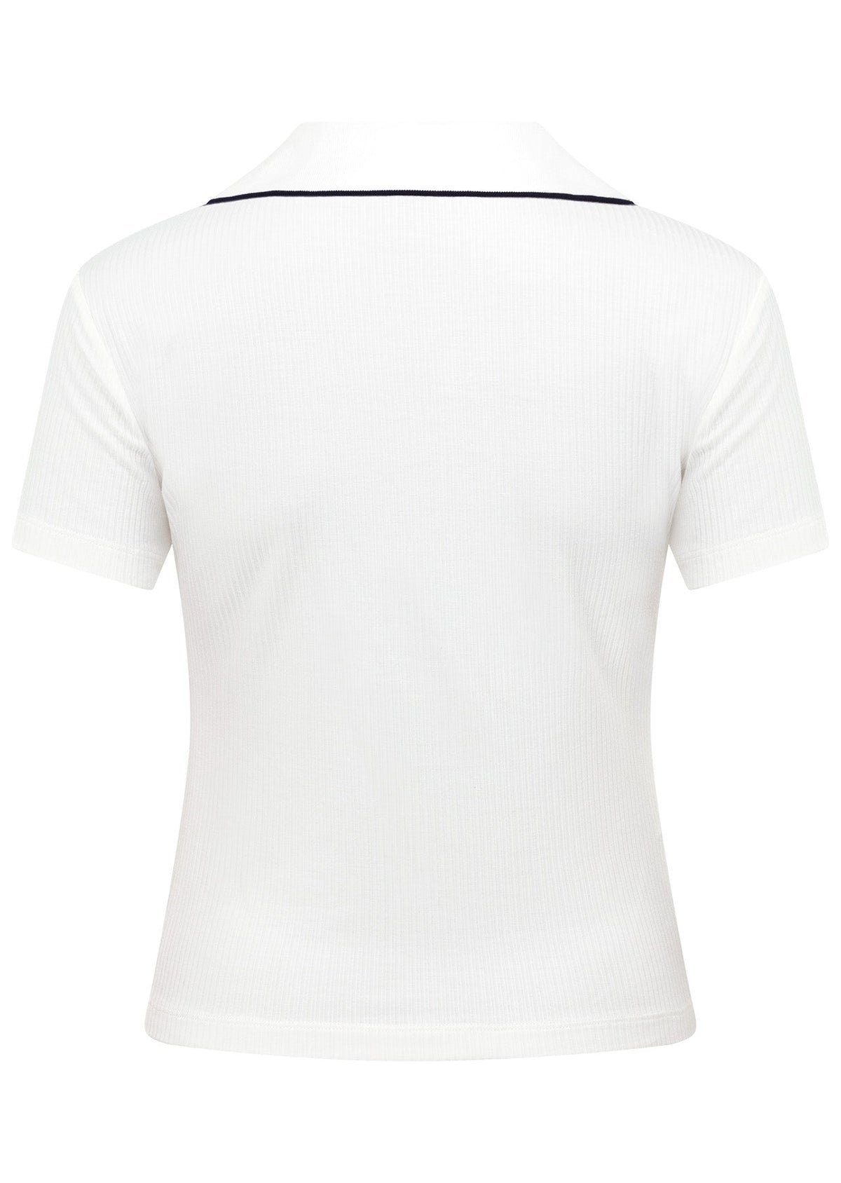 Courtside Cropped Polo