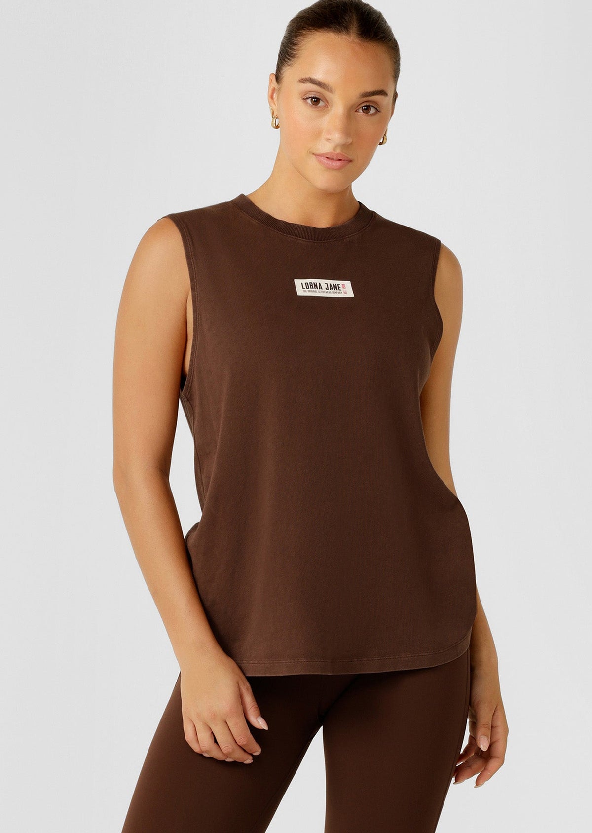 Conquer Washed Muscle Tank