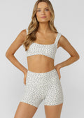 Provincial Floral Rib Sports Bra
