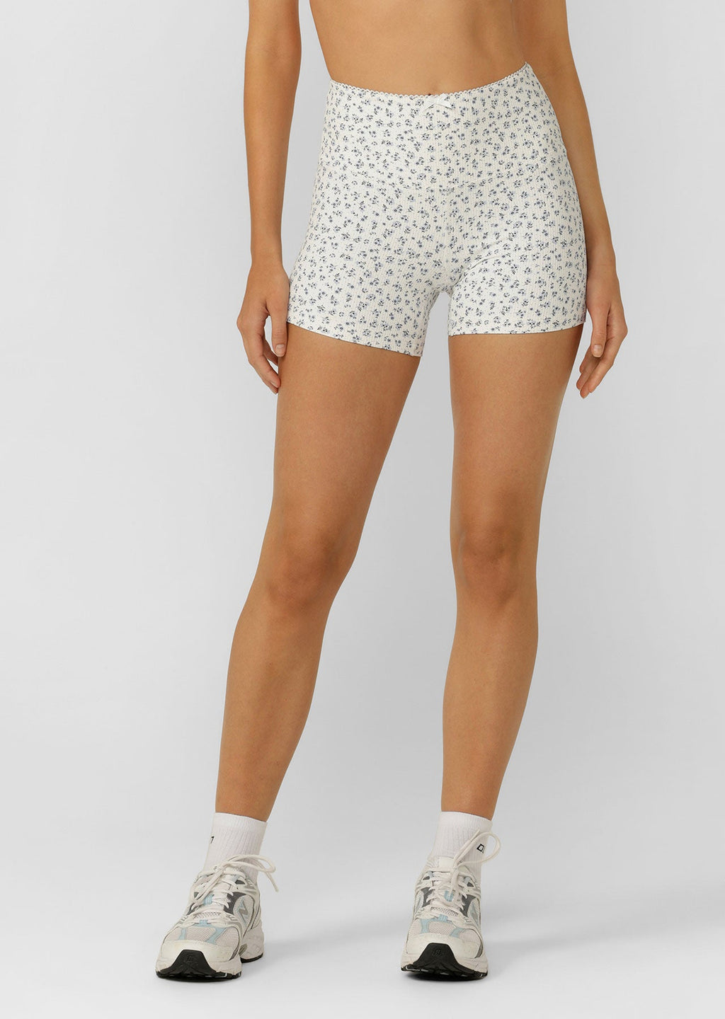Provincial Floral Rib 12cm Bike Shorts