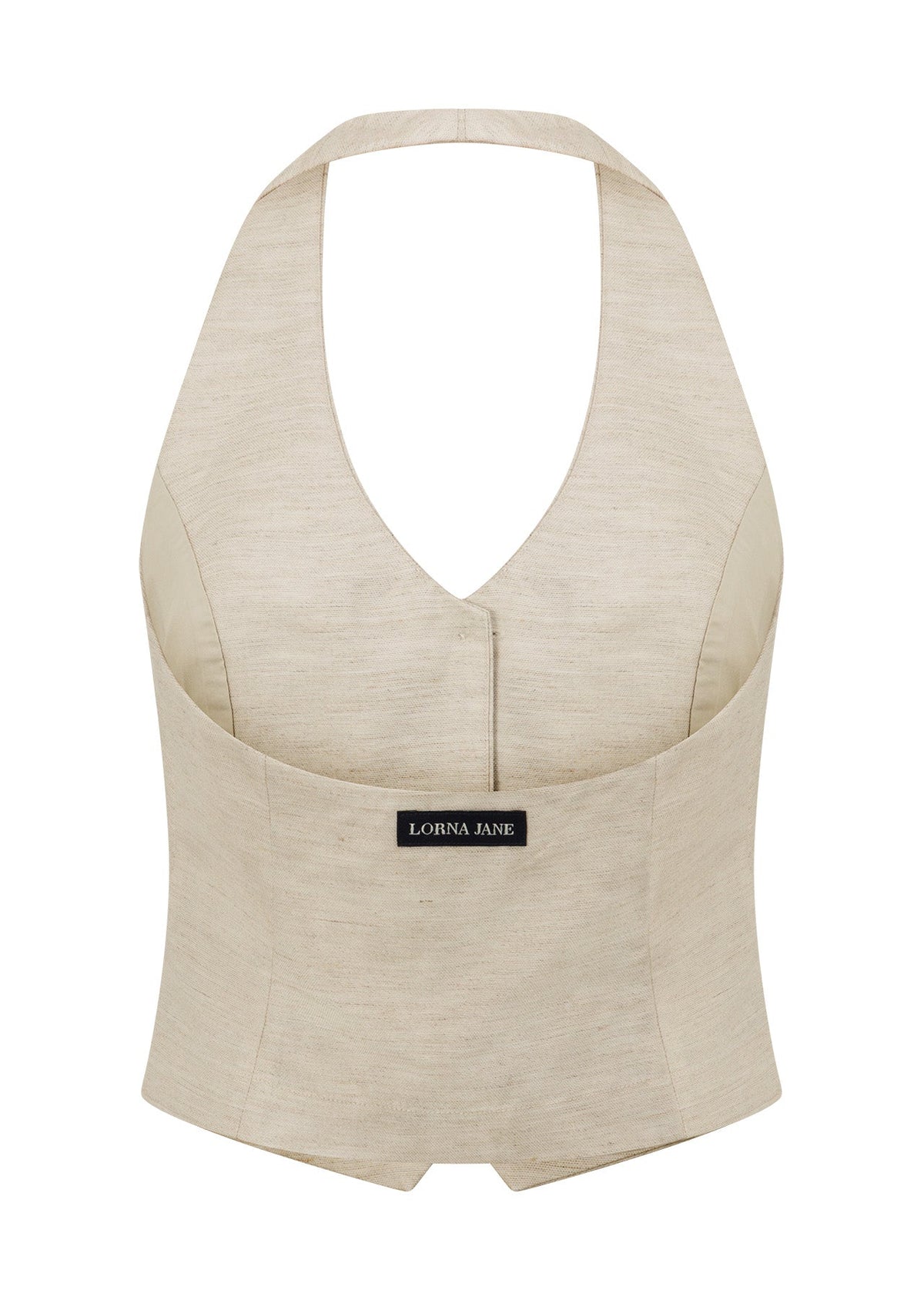Hamptons Linen Halter Vest
