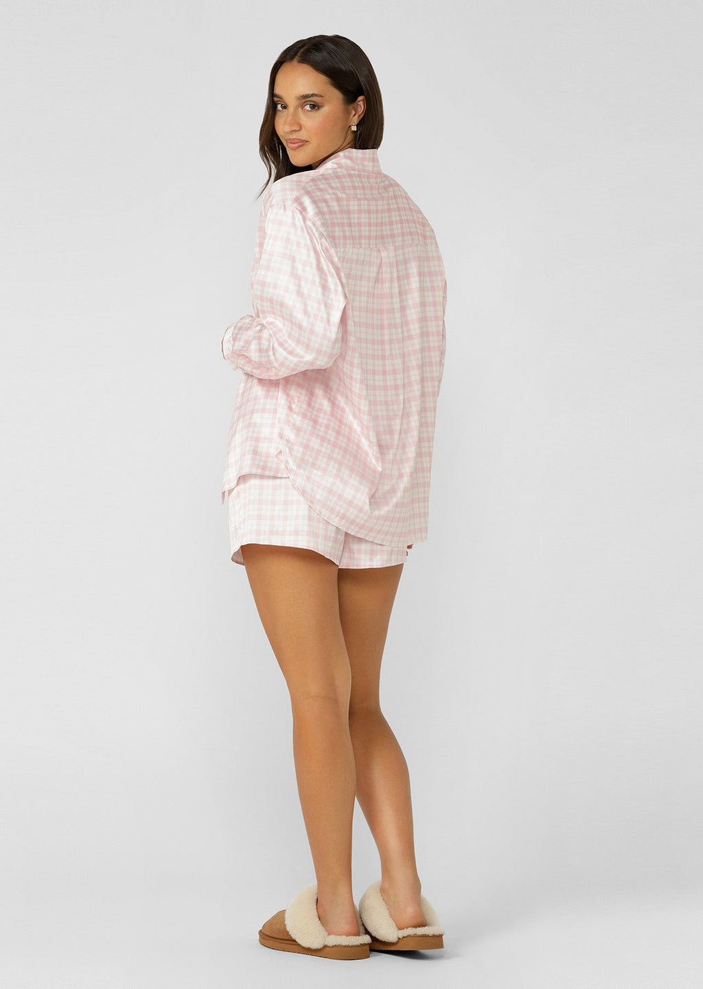 Love Game Satin Long Sleeve Shirt