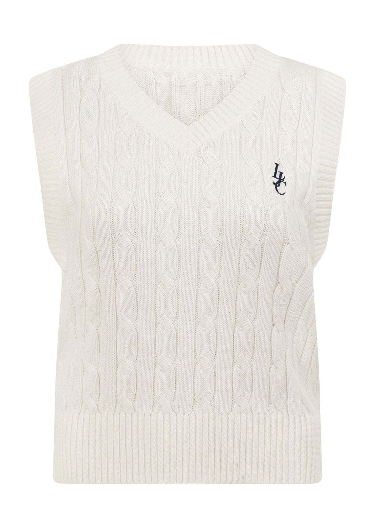 Country Club Cable Knit Vest