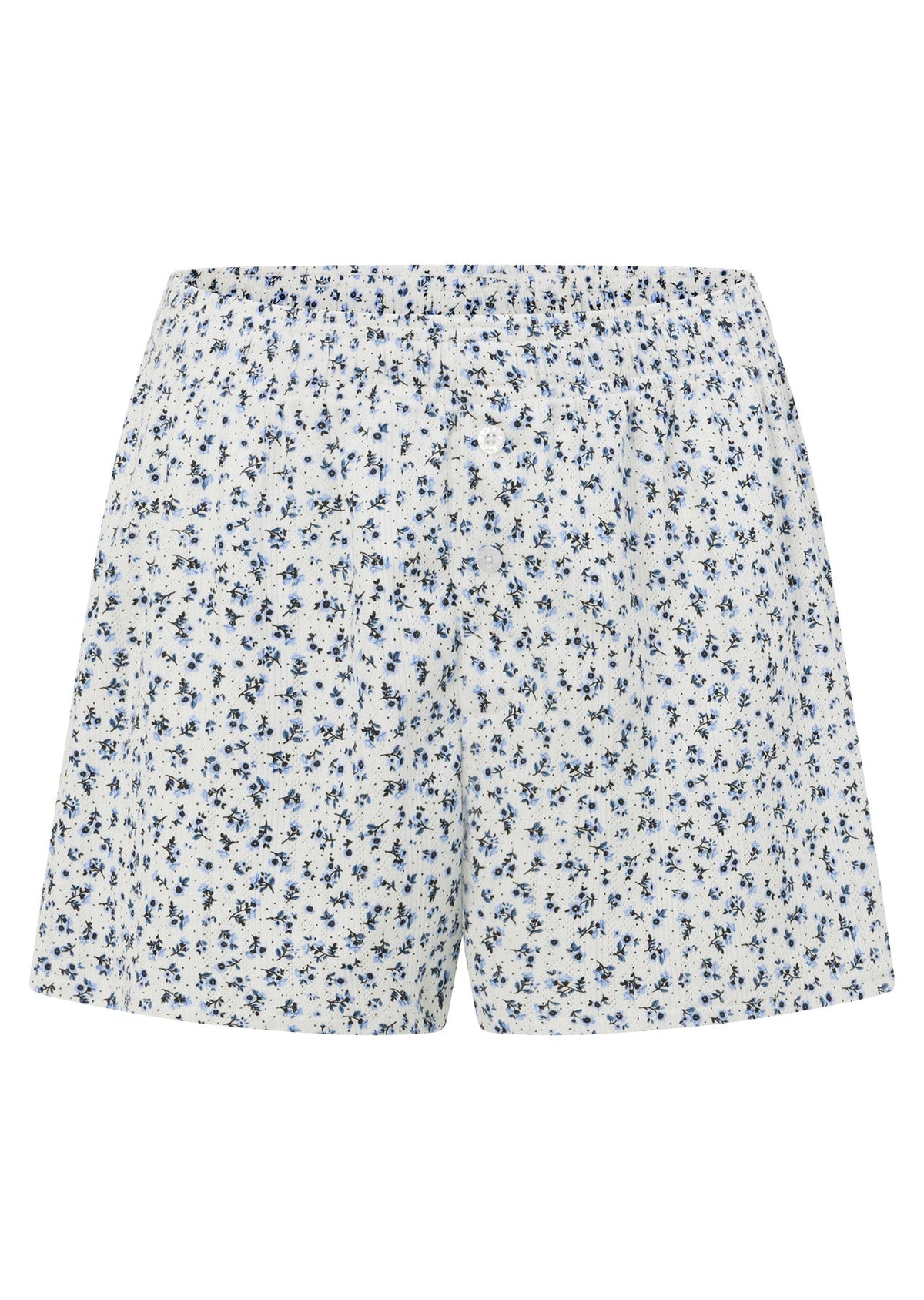 Provincial Floral Pointelle Shorts