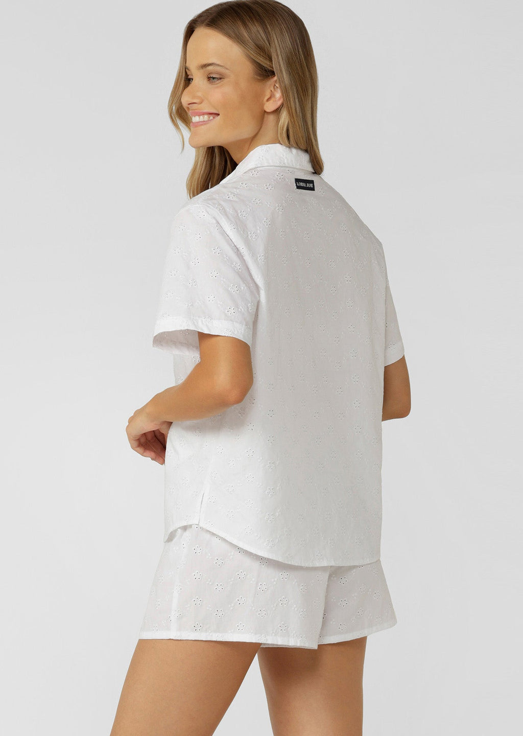 Cherish Broderie Short Sleeve Shirt