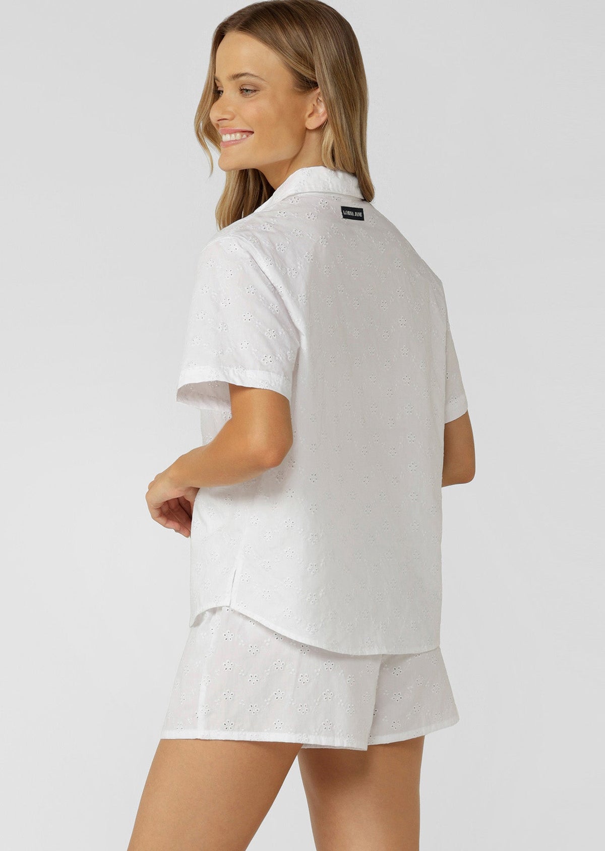 Cherish Broderie Short Sleeve Shirt