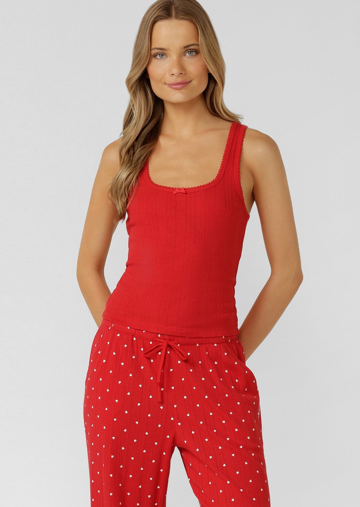 Mi Amour Pointelle Tank