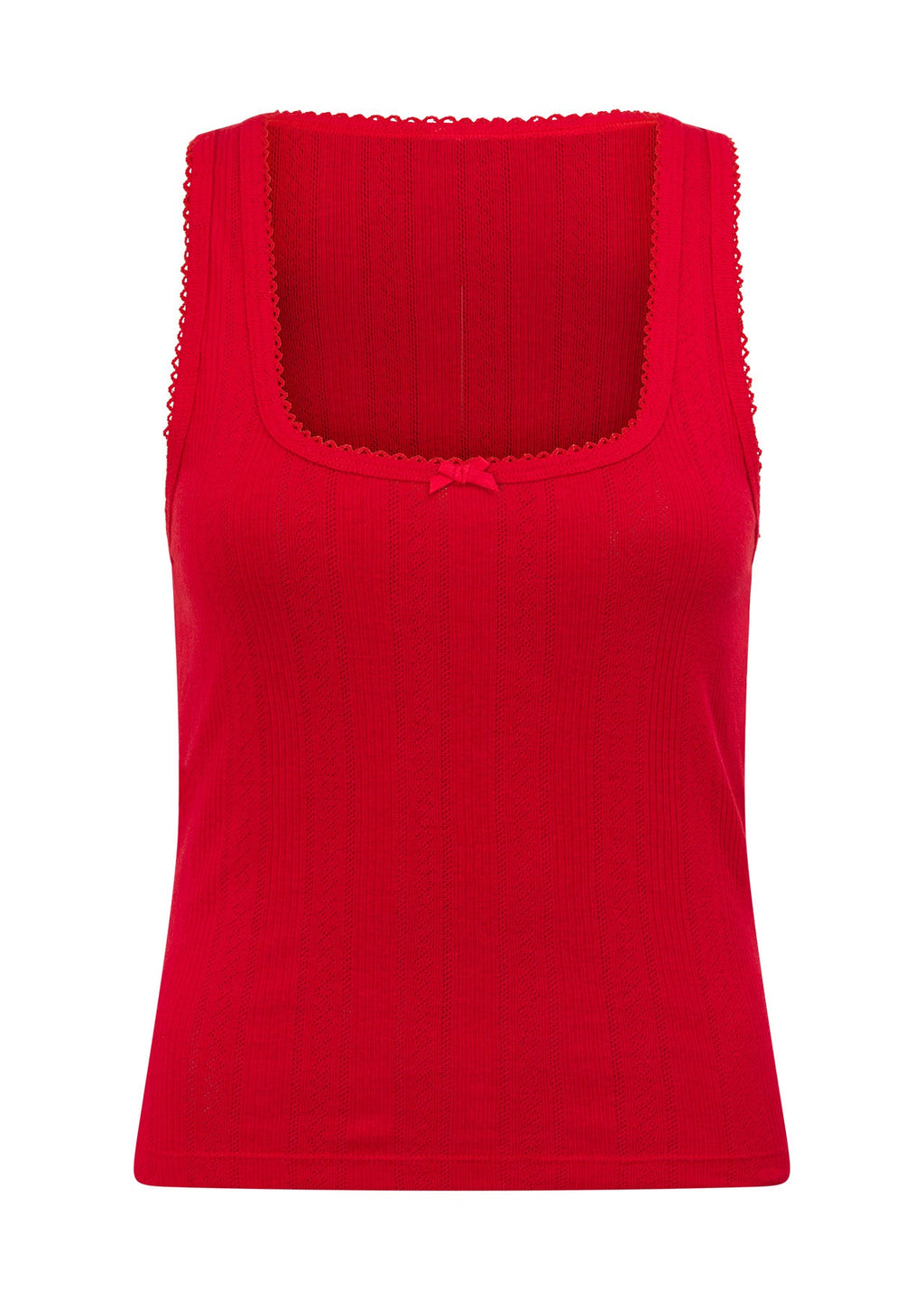 Mi Amour Pointelle Tank