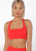 Curved Recycled Sports Bra