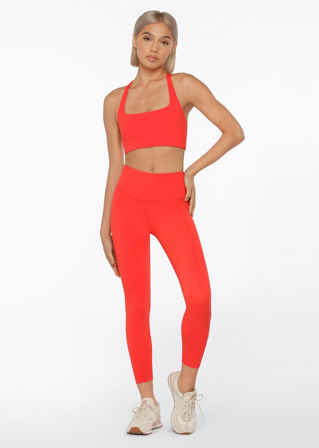 Curved Recycled Sports Bra
