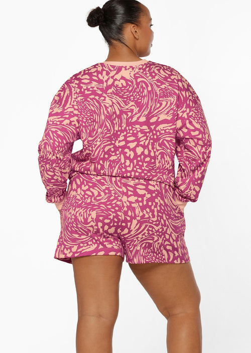 Abstract Oversized Sweat