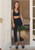 Lotus Flared Cropped Leggings