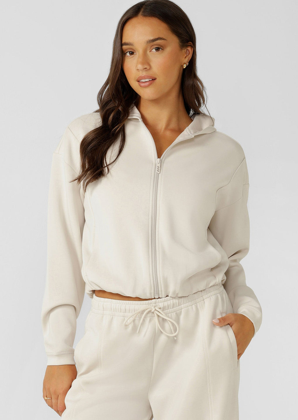 Cloud Nine Spacer Zip Through Hoodie