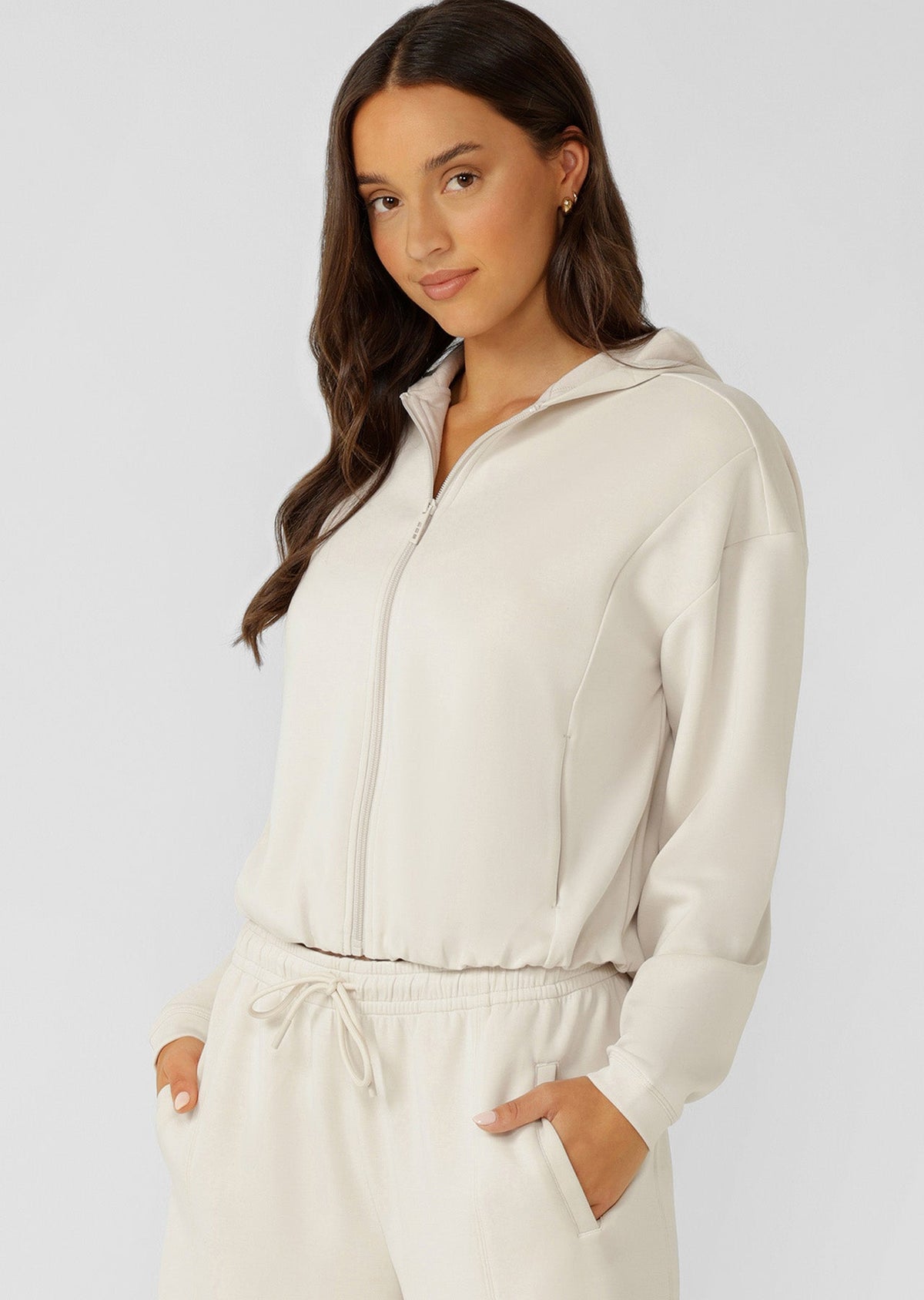 Cloud Nine Spacer Zip Through Hoodie