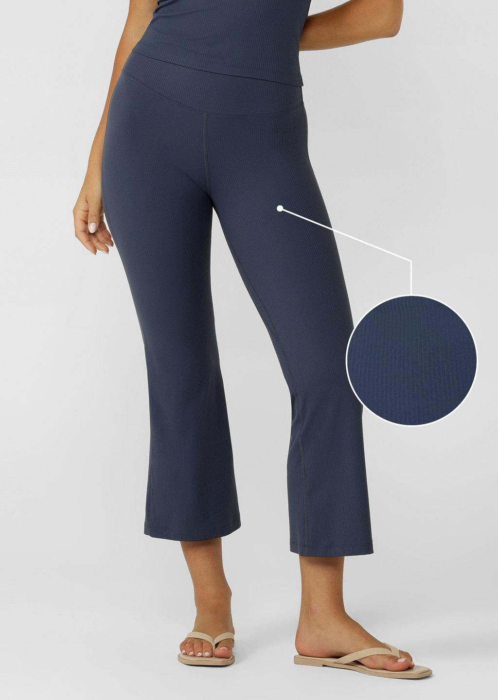 Irresistible Luxe Active Rib Cropped Yoga Pants