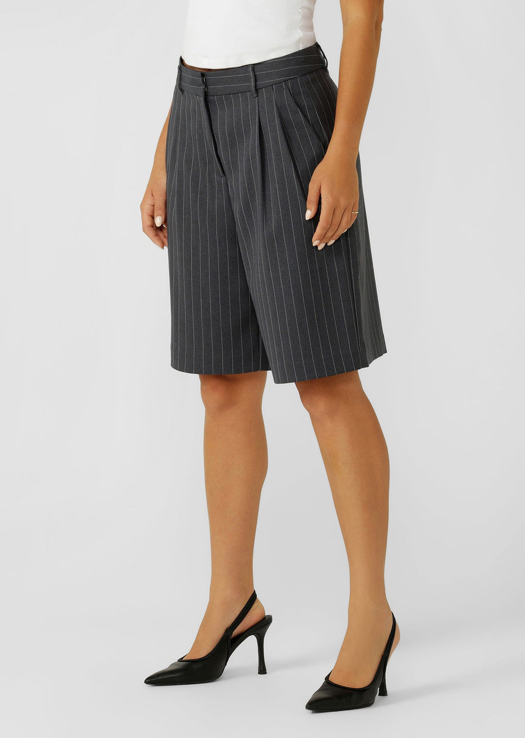 Effortless Tailored Bermuda Shorts