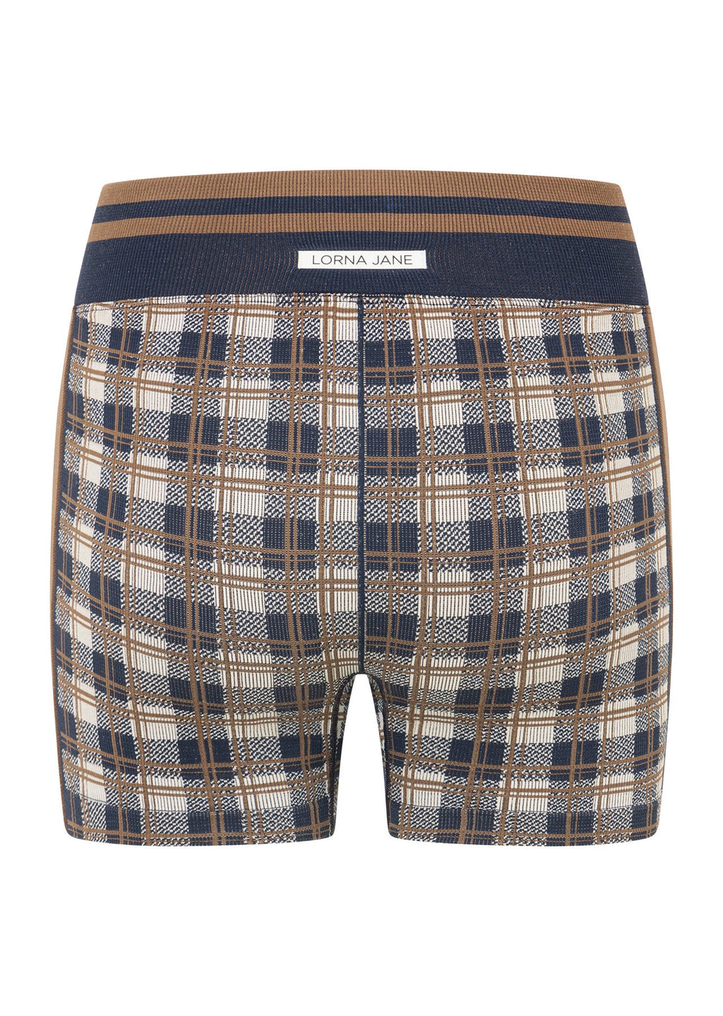 Gingham Seamless Bike Shorts