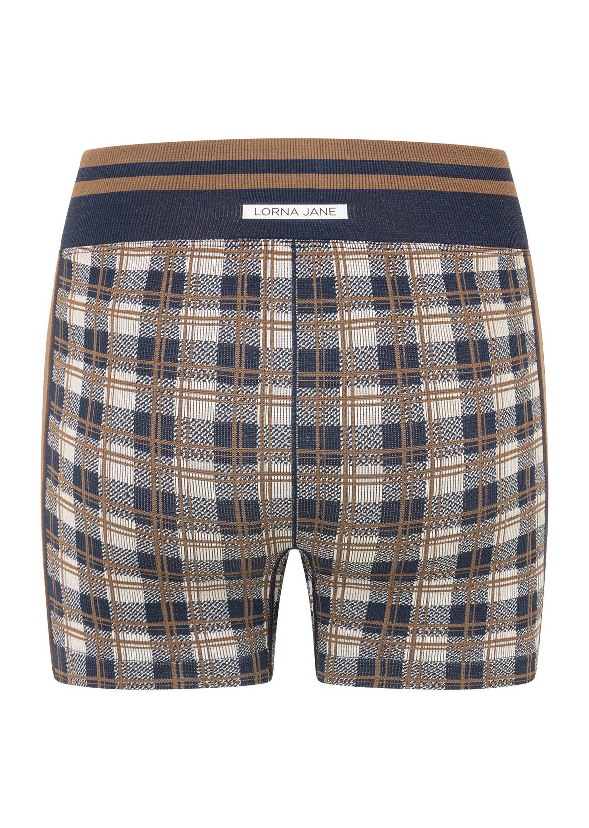 Gingham Seamless Bike Shorts