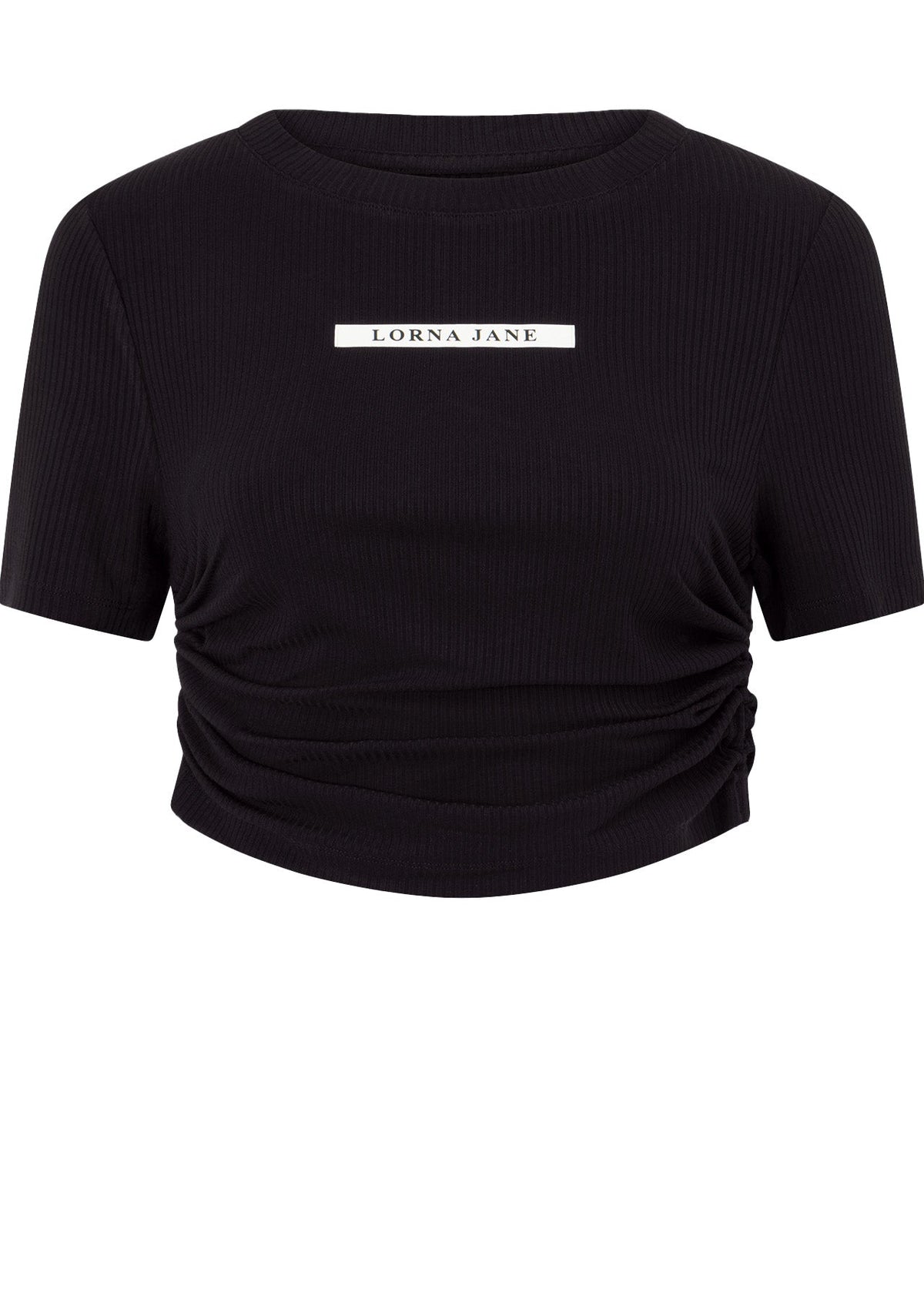 Easy Adjust Rib Short Sleeve Top