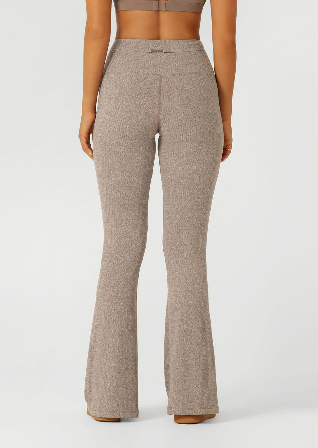 Mindful Rib Full Length Flared Leggings