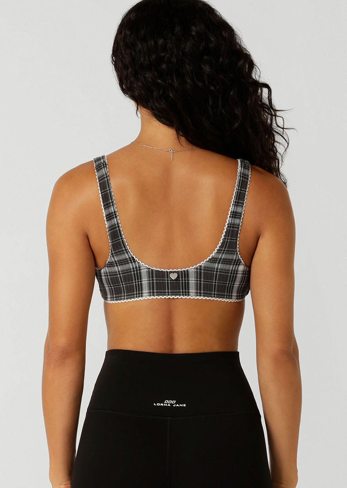 Monochrome Check Lounge Bralette