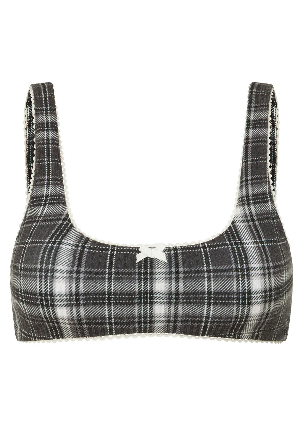 Monochrome Check Lounge Bralette