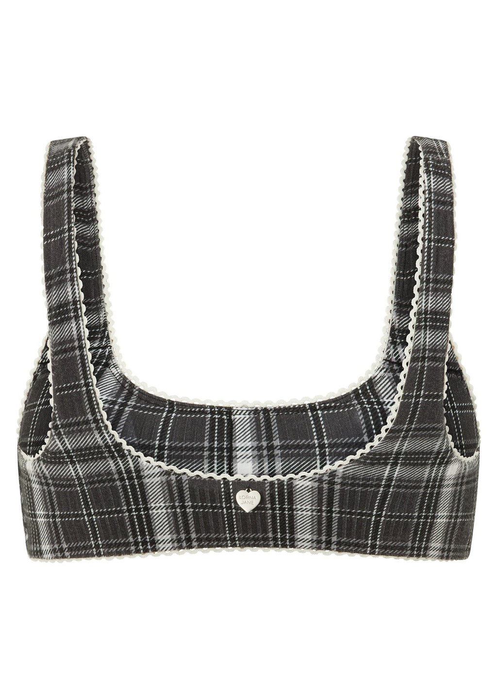 Monochrome Check Lounge Bralette