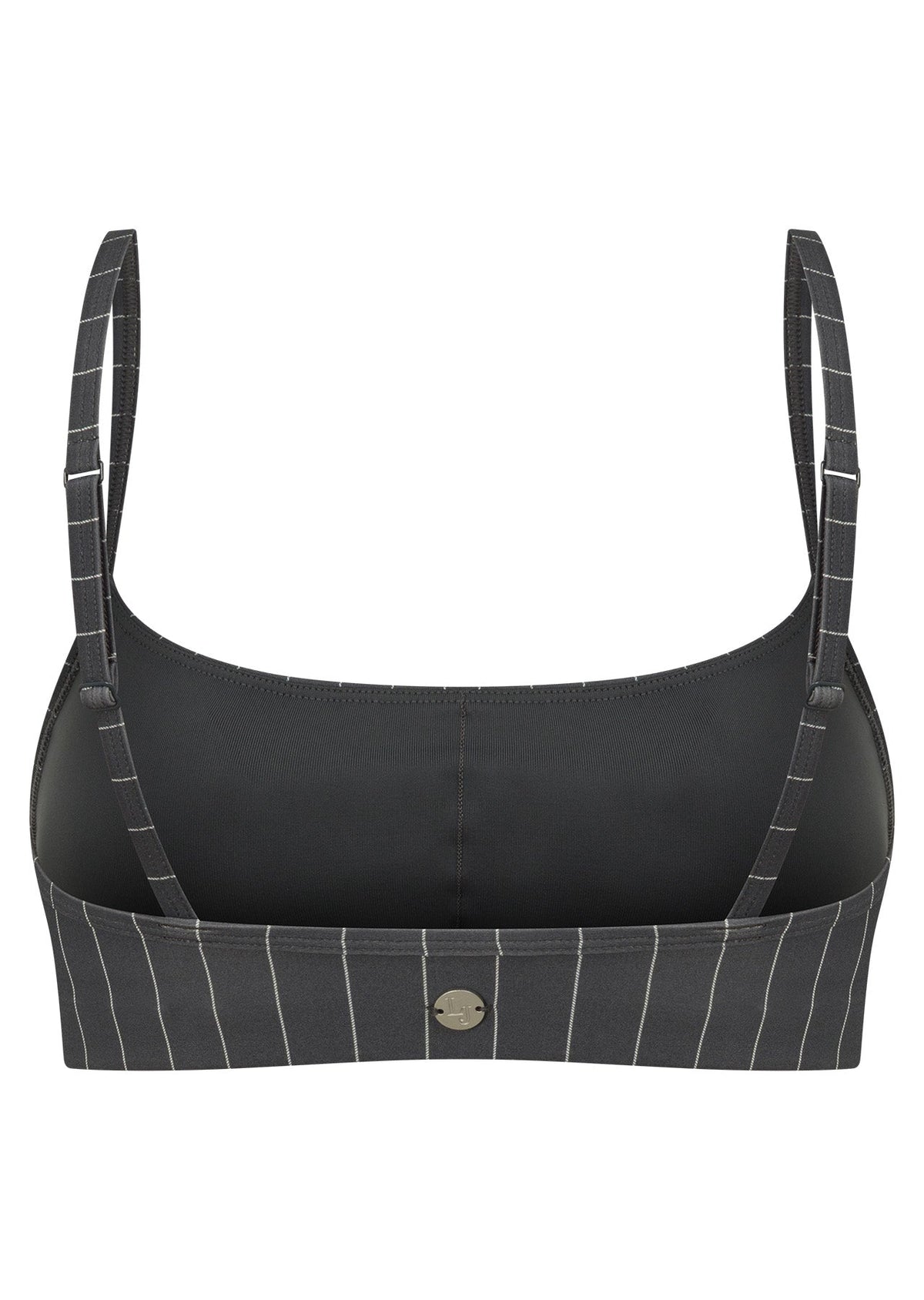 Effortless Pinstripe Sports Bra