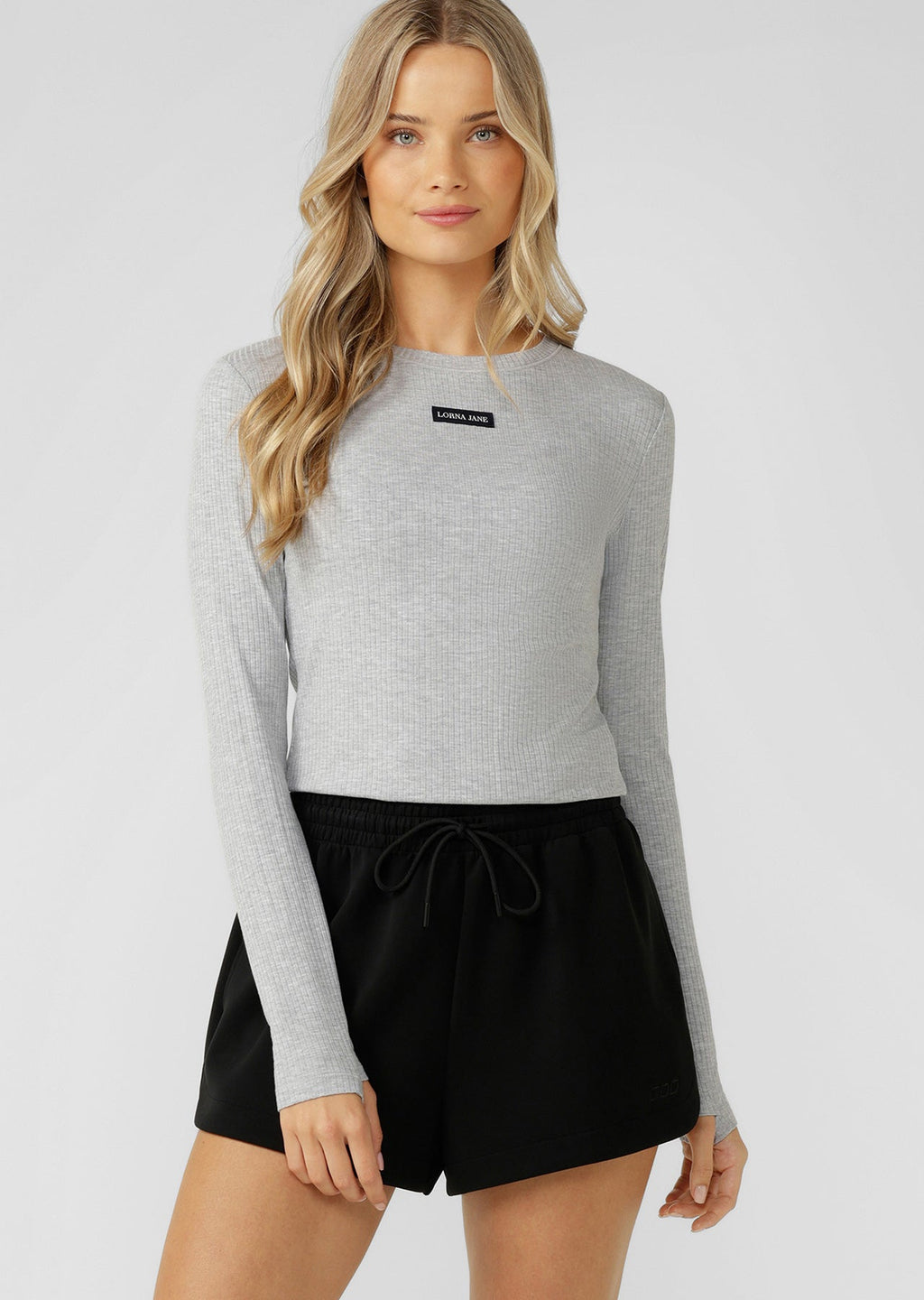 Motion Long Sleeve Rib Top