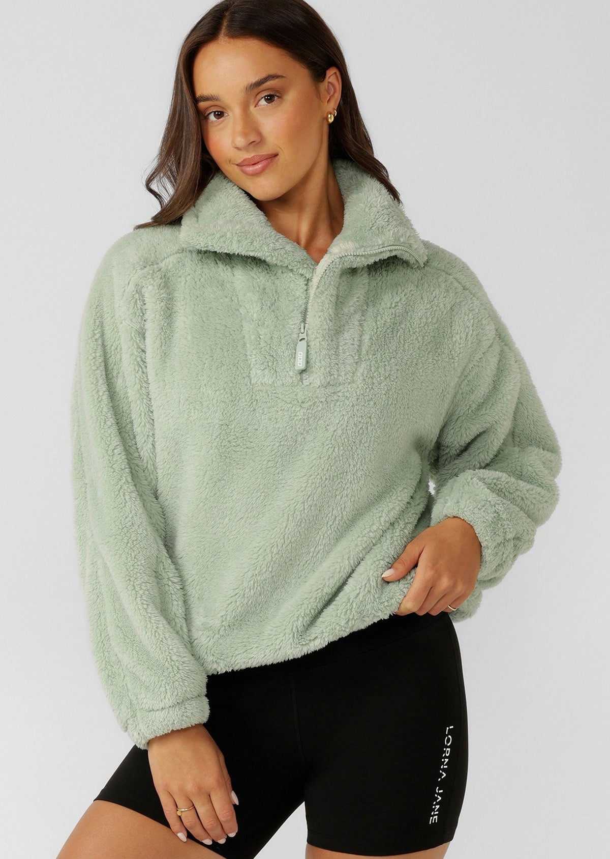 Everyday Teddy Quarter Zip Sweat