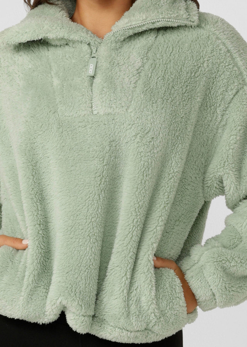 Everyday Teddy Quarter Zip Sweat