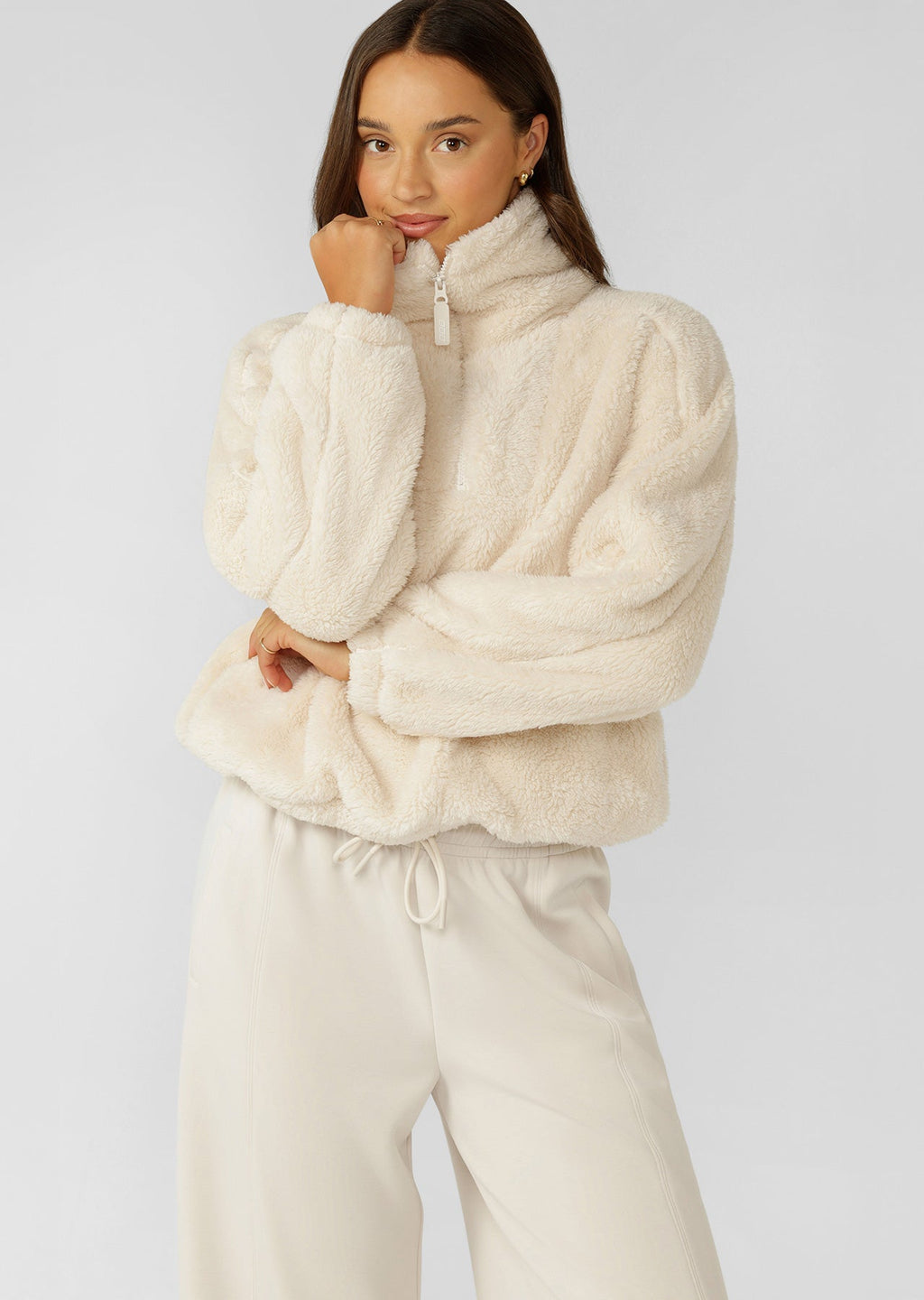 Everyday Teddy Quarter Zip Sweat