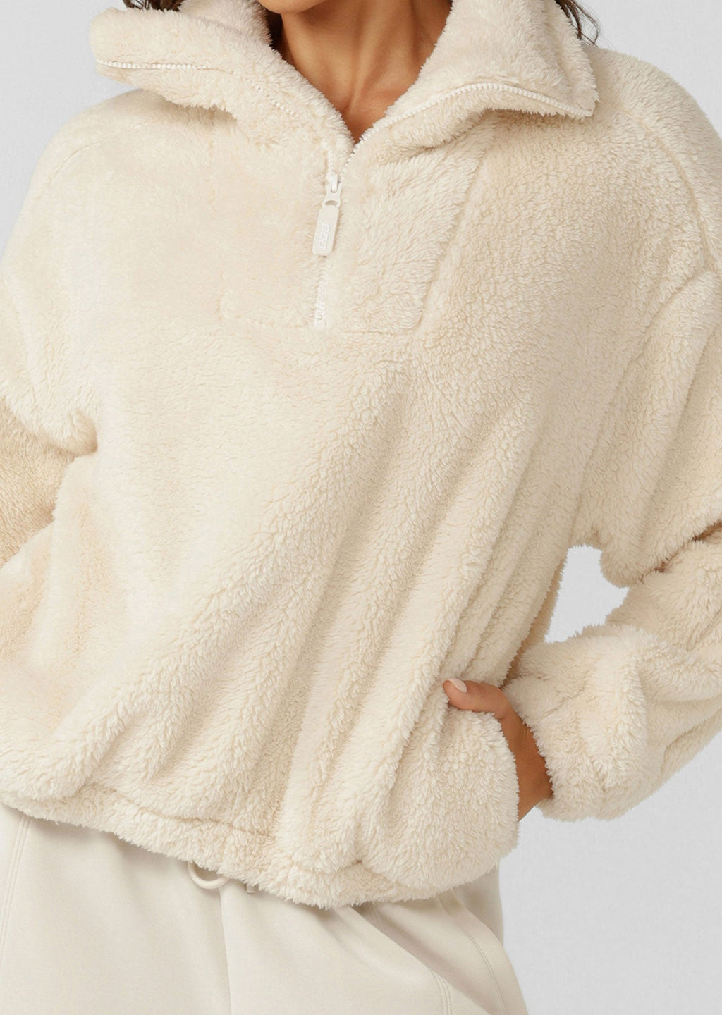 Everyday Teddy Quarter Zip Sweat