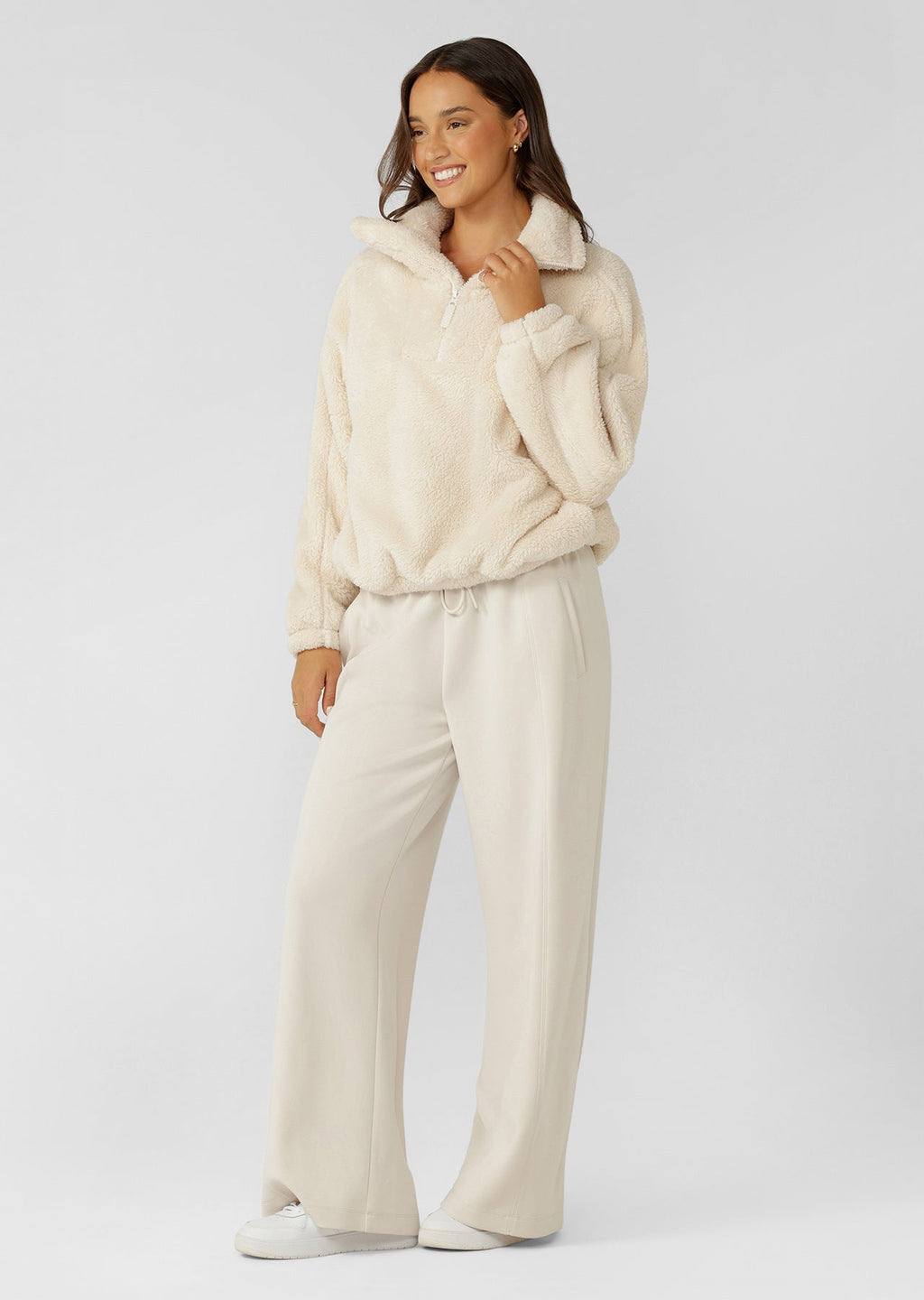 Everyday Teddy Quarter Zip Sweat