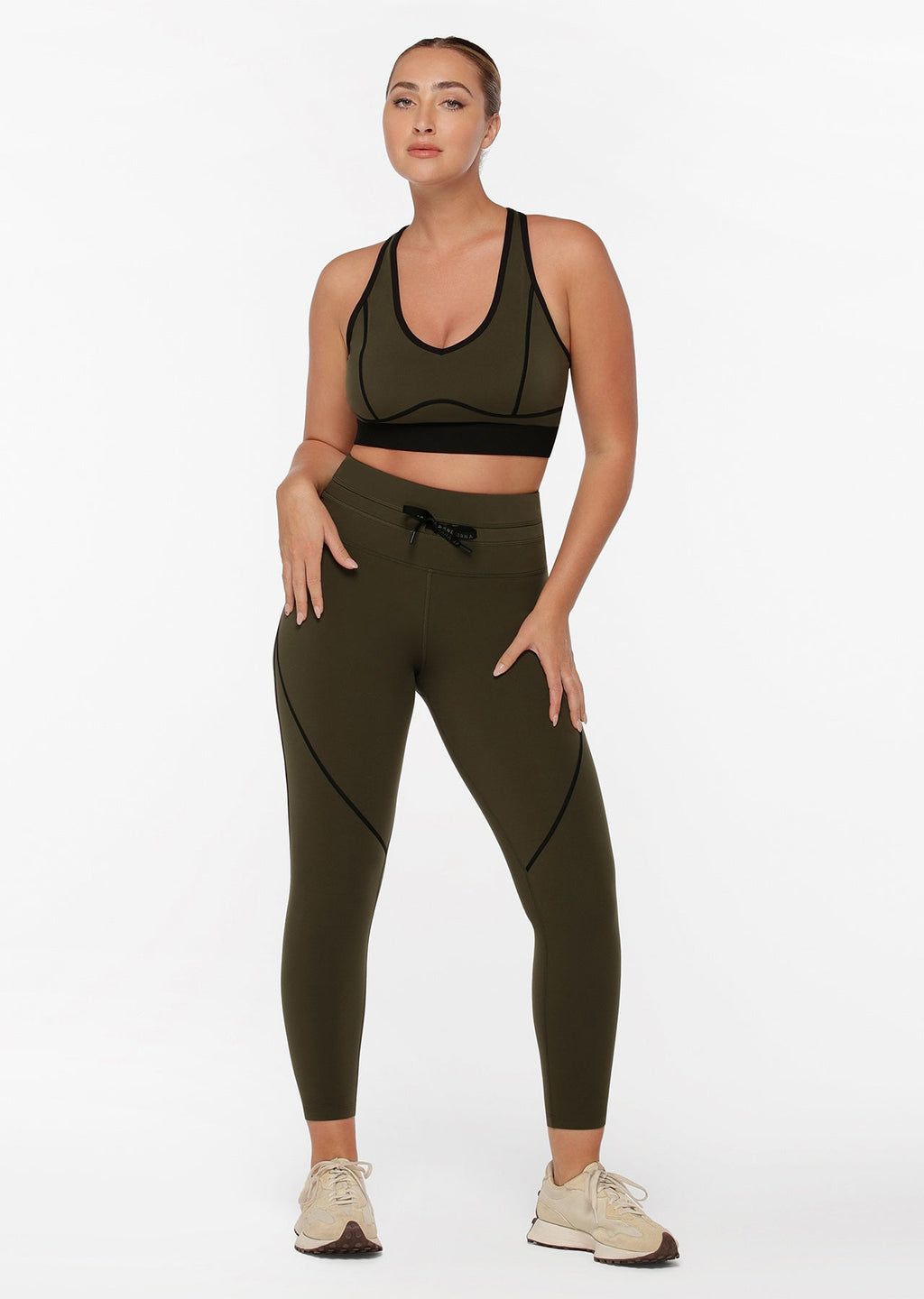 Contrast Racer Ankle Biter Leggings