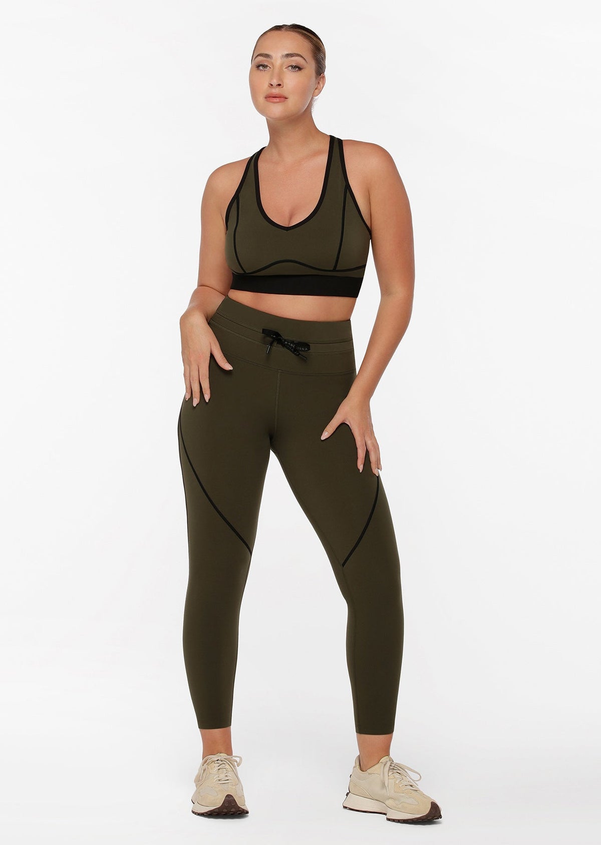 Contrast Racer Ankle Biter Leggings