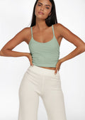 Gathered Tank Bra Combo