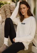Campus Oversized Long Sleeve Top