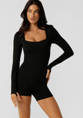 Effortless Active Long Sleeve 10cm Bodysuit