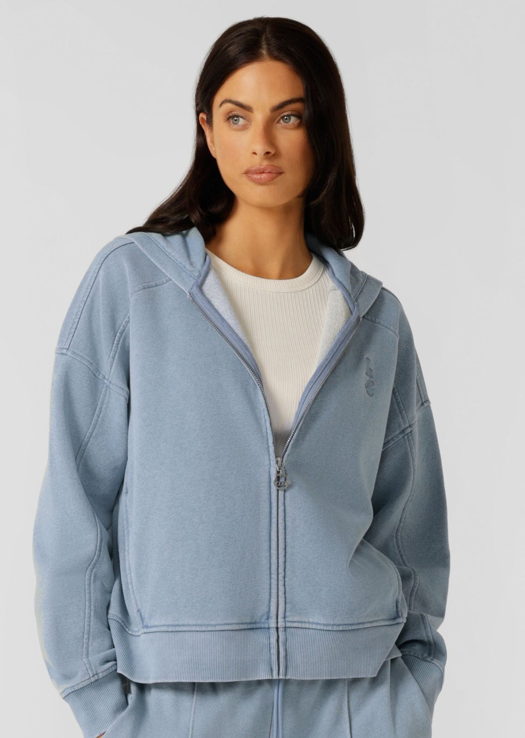 Movement Washed Zip Through Hoodie