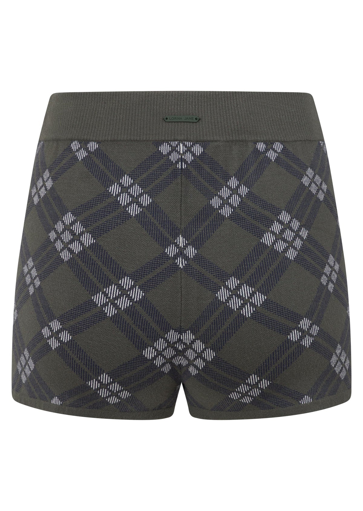 Bambi Check Knit 5cm Cheeky Shorts