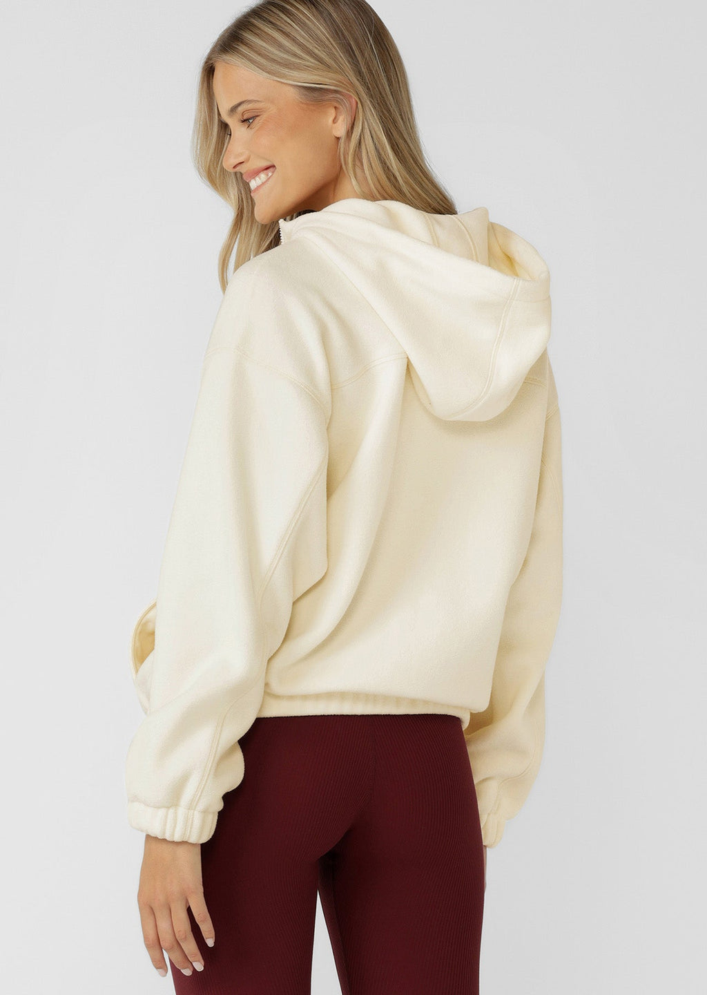 Nova Polar Fleece Quarter Zip Hoodie