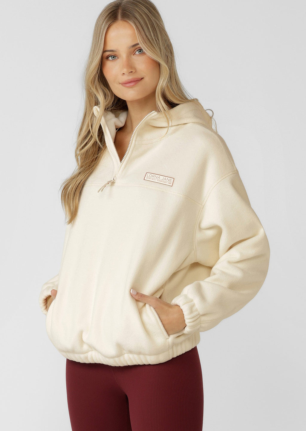Nova Polar Fleece Quarter Zip Hoodie