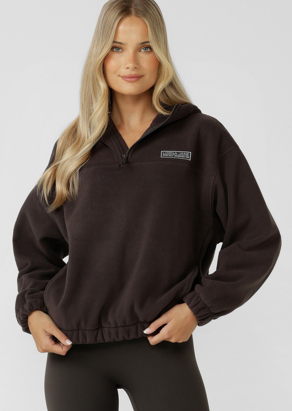 Nova Polar Fleece Quarter Zip Hoodie
