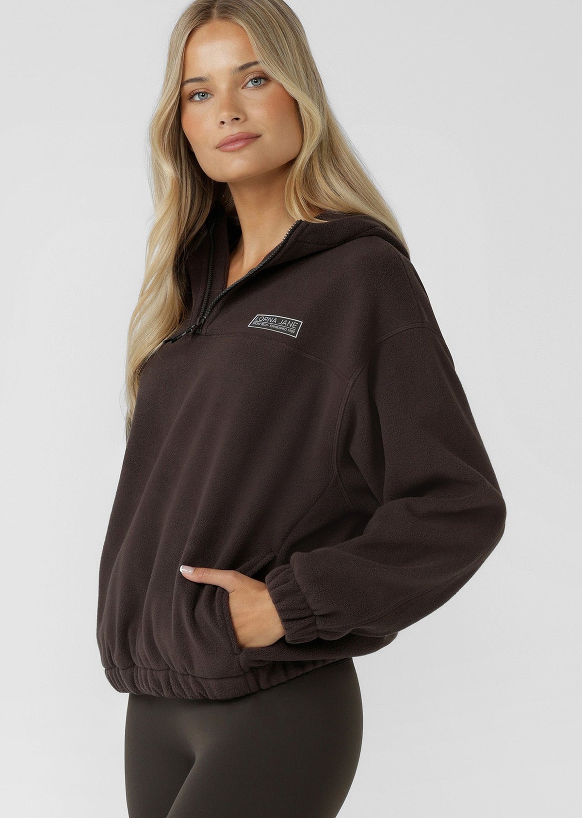 Nova Polar Fleece Quarter Zip Hoodie