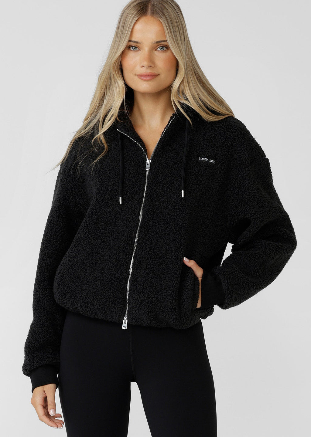 Field Teddy Zip Through Hoodie