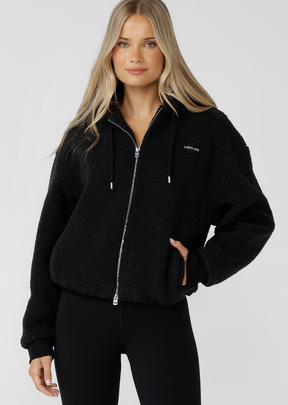 Field Teddy Zip Through Hoodie